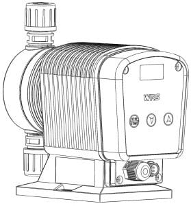 diagram of MLS Series Solenoid Diaphragm Pump Manufactured by WRS